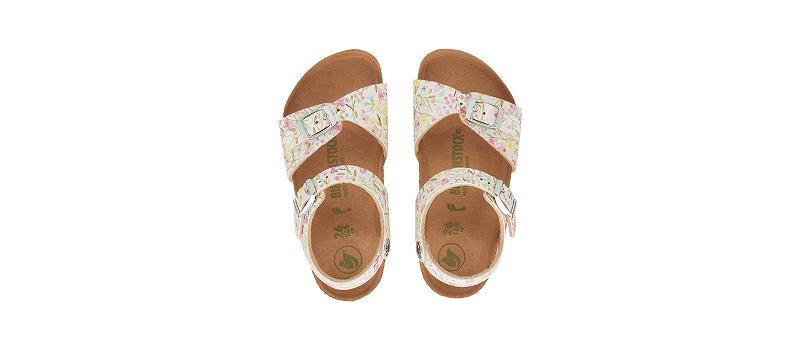 Rio Birkenstock Birko-flor Narrow Detske Biele | SK 451RVD